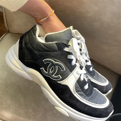 chanel trainers buy online|Chanel trainers black and white.